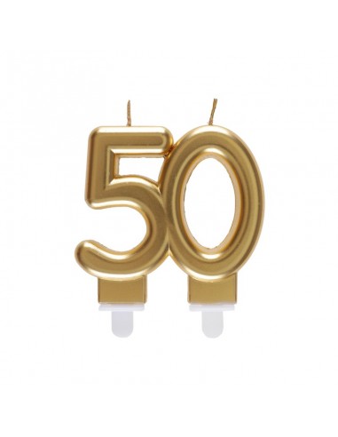 BOUGIE 50 ANS OR ANNIVERSAIRE